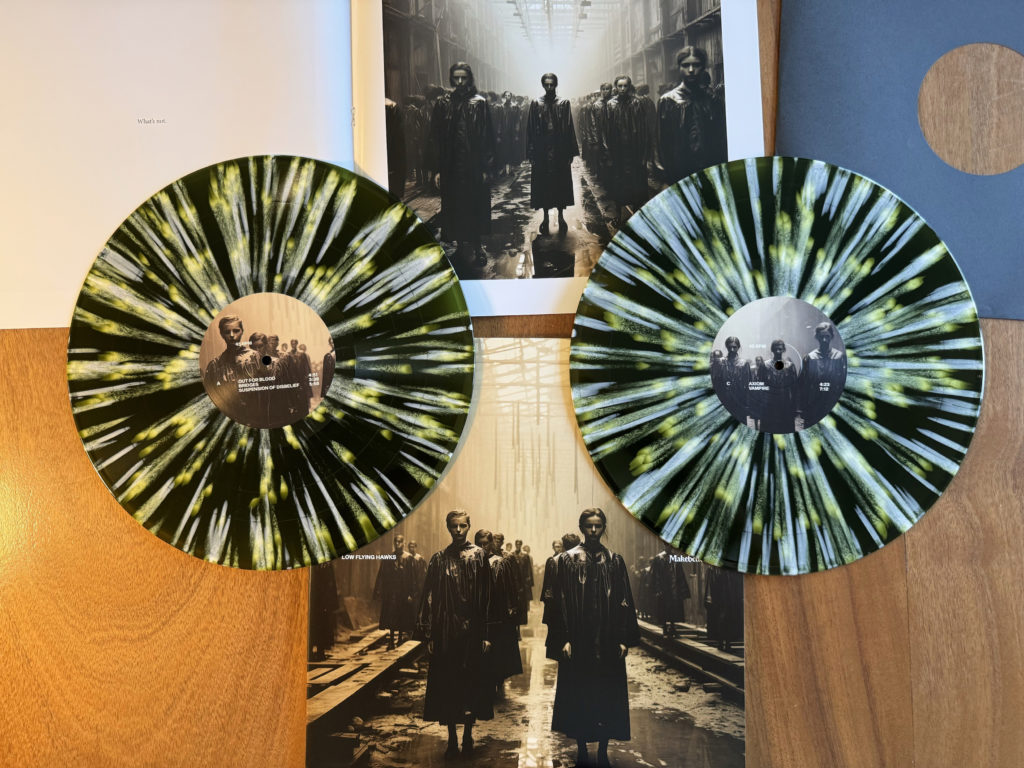Makebelieve (2xLP) green and white, by Low Flying Hawks